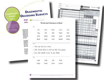 Diagnostic Decoding Survey examples.