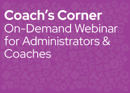 Coach's Corner Webinar thumbnail