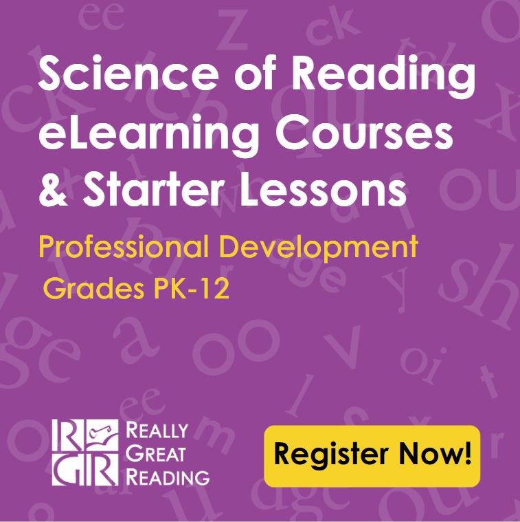 eLearning Courses Science of Reading Really Great Reading