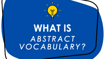 What is abstract vocabulary illustration