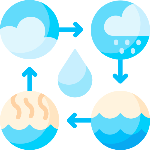 Water as an element illustration.